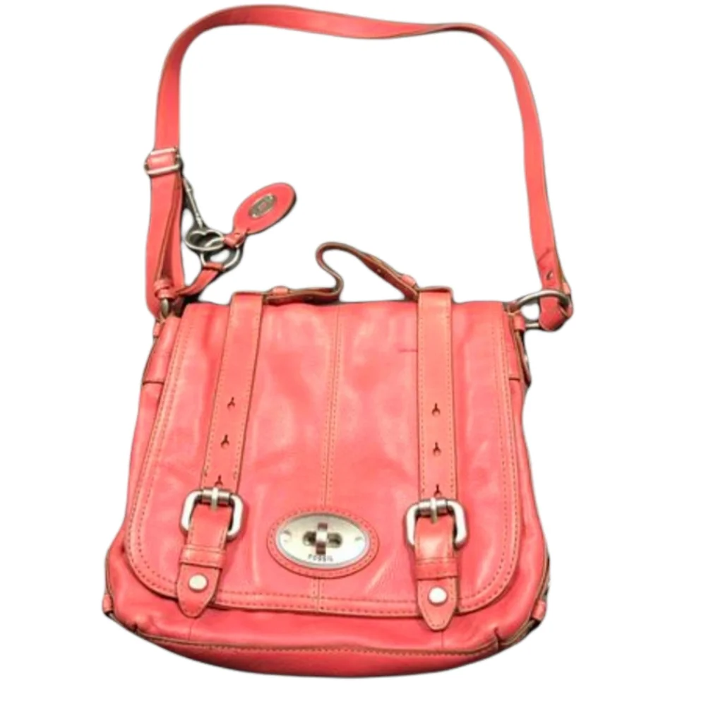 RARE Fossil Maddox Messenger Bag High Quality Leather Y2K Purse